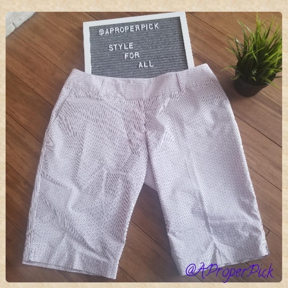 Adidas NWOT Striped Climalite Bermuda Shorts